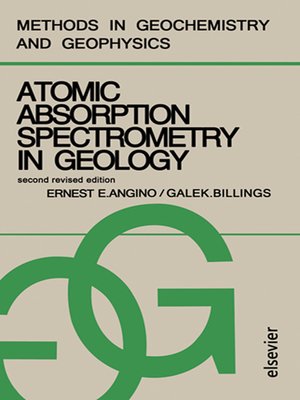 cover image of Atomic Absorption Spectrometry In Geology